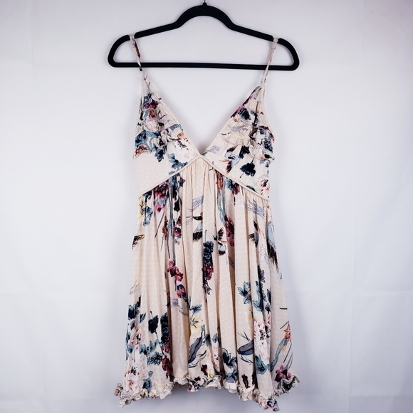 Angel Biba Dresses & Skirts - Angel Biba Womens Dress Floral Spaghetti Strap S